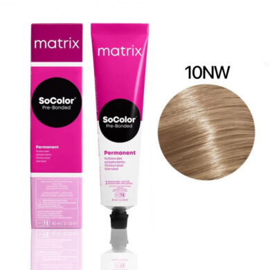 10NW Matrix SoColor Beauty Стойкая крем-краска Очень-очень светлый блондин натуральный теплый