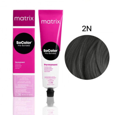 2N Matrix SoColor Beauty Стойкая крем-краска Чeрный