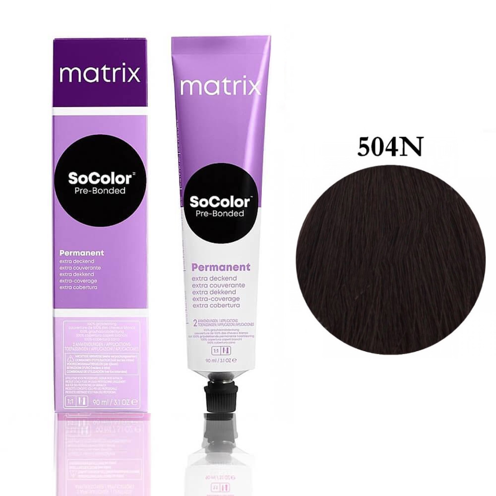 504N Matrix SoColor Beauty Стойкая крем-краска Шатен