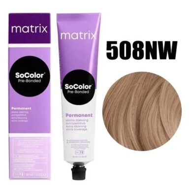 508NW Matrix SoColor Beauty Стойкая крем-краска Cветлый блондин натуральный теплый