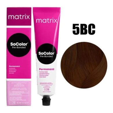 5BC Matrix SoColor Beauty Стойкая крем-краска Шатен коричнево-медный светлый