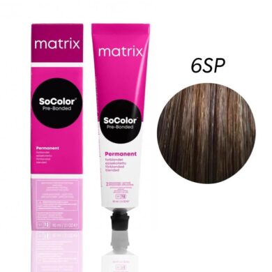 6SP Matrix SoColor Beauty Стойкая крем-краска Темный блондин серебристо-жемчужный