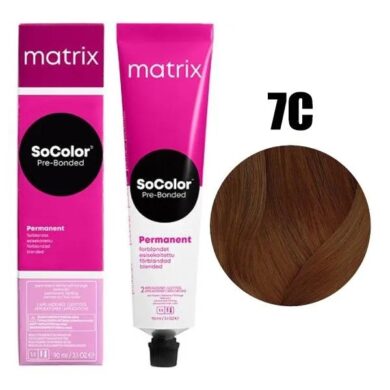 7С Matrix SoColor Beauty Стойкая крем-краска Блондин Медный