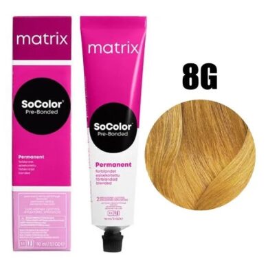 8G Matrix SoColor Beauty Стойкая крем-краска Cветлый блондин золотистый