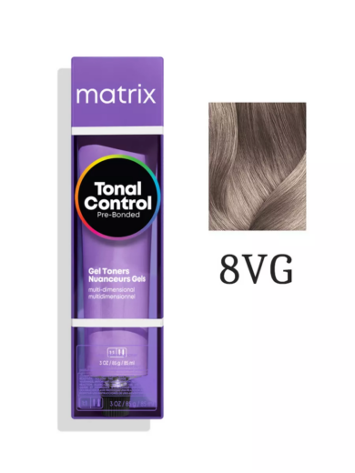 8VG Matrix Тонер гелевый Tonal Control Светлый блондин Перламутровый Золотистый
