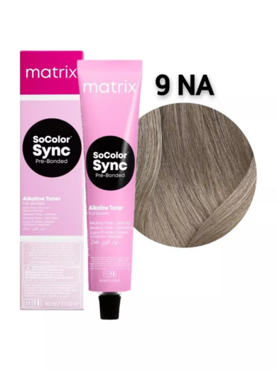 9NA Matrix Color Sync Очень светлый блондин натуральный пепельный