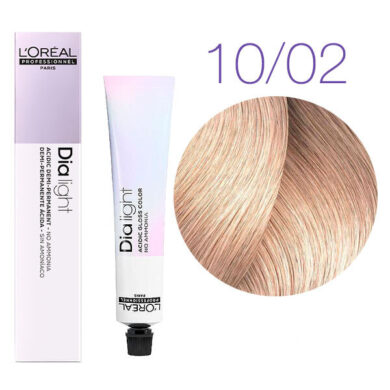 L'Oreal Professionnel Dia Light Краска для волос, 10.02 молочный коктейль очень светлый натуральный перламутровый, 50 мл