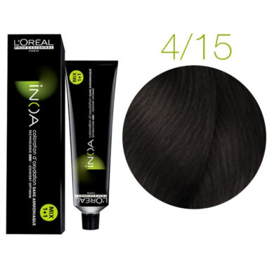 L'Oreal Professionnel Inoa ODS2 краска для волос, 4.15 шатен пепельный красное дерево, 60 мл