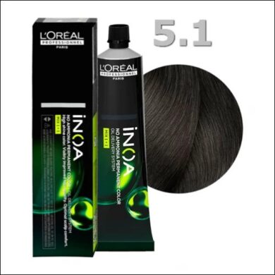 L'Oreal Professionnel Inoa ODS2 краска для волос, 5.1 светлый шатен пепельный, 60 мл