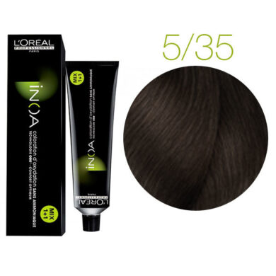 L'Oreal Professionnel Inoa ODS2 краска для волос, 5.35 светлый шатен золотистый красное дерево, 60 мл