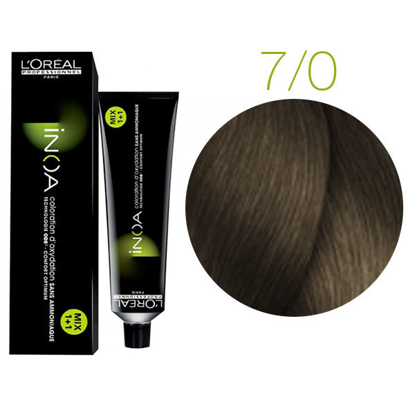 L'Oreal Professionnel Inoa ODS2 краска для волос, 7.0 блондин глубокий, 60 мл