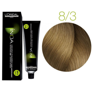 L'Oreal Professionnel Inoa ODS2 краска для волос, 8.3 светлый блондин золотистый, 60 мл