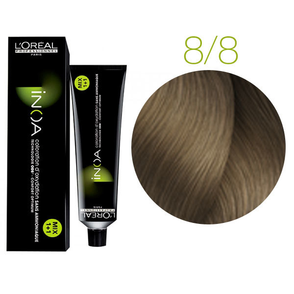 L'Oreal Professionnel Inoa ODS2 краска для волос, 8.8 светлый блондин мокка, 60 мл