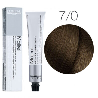 L'Oreal Professionnel Majirel стойкая крем-краска для волос, 7 блондин, 50 мл