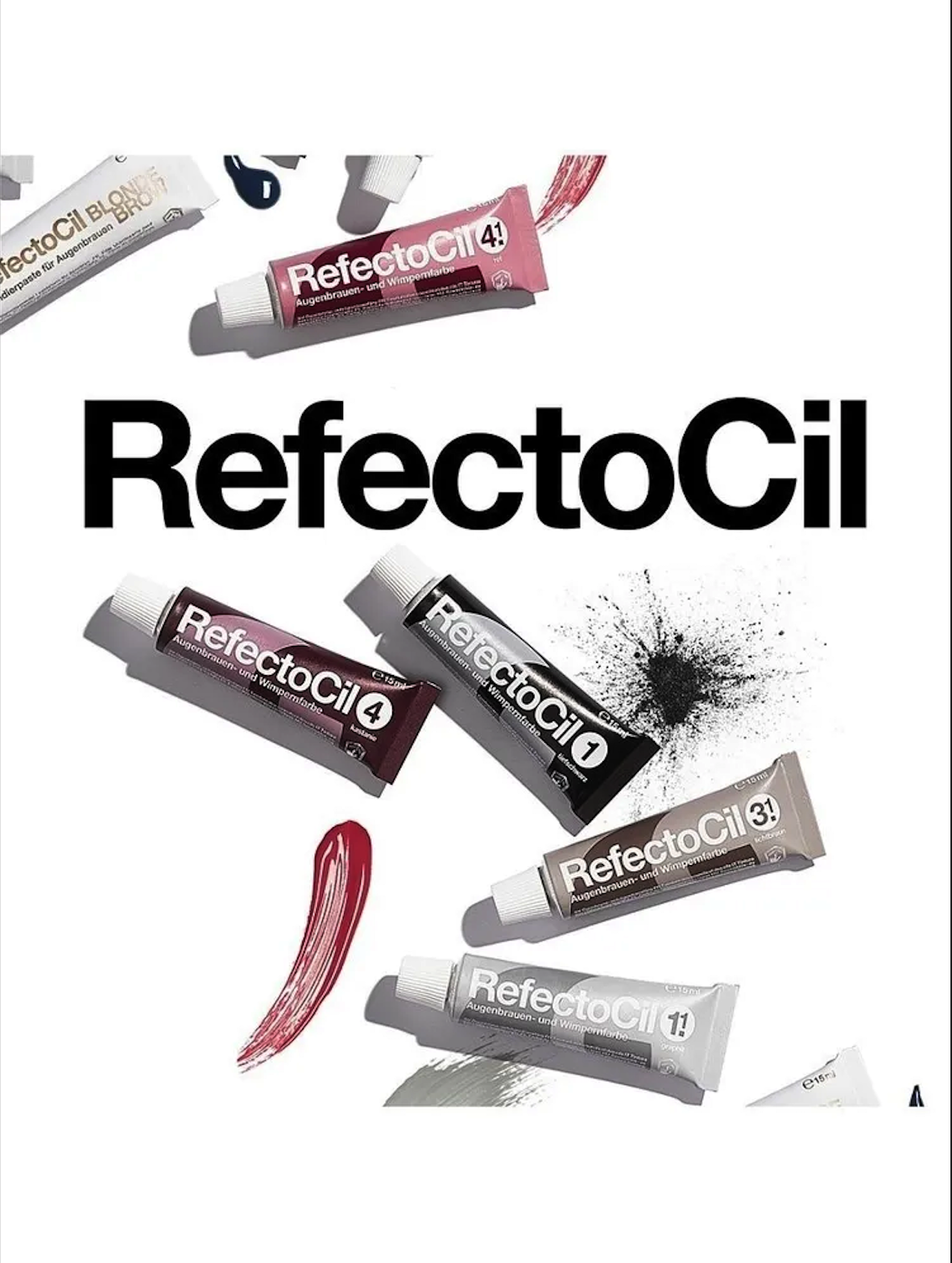 Refectocil Краска для бровей и ресниц № 1 черный 15 мл