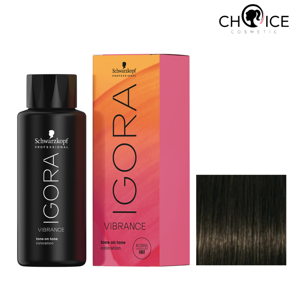 4-63 Schwarzkopf Igora Vibrance Средний коричневый шоколадно-матовый