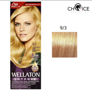 Wella WELLATON стойкая крем-краска для волос 9/3 - Золотой блонд (110 мл)