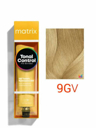 9GV Matrix Tonal Control Очень светлый блондин золотисто-перламутровый