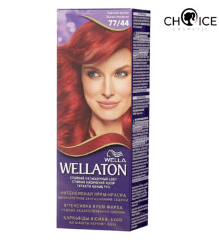 Wella WELLATON стойкая крем-краска для волос 77/44 - Красный вулкан (110 мл)