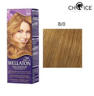 Wella WELLATON стойкая крем-краска для волос 8/0 - Песочный (110 мл)