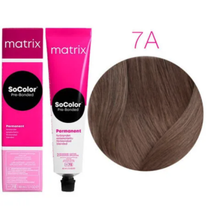 7A Matrix SoColor Beauty Стойкая крем-краска Блондин пепельный