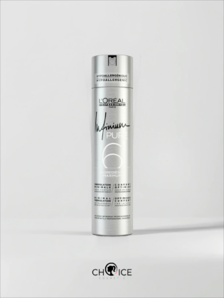 L'Oreal Professionnel Infinium Pure Strong Сухой лак для волос сильной фиксации, 300 мл