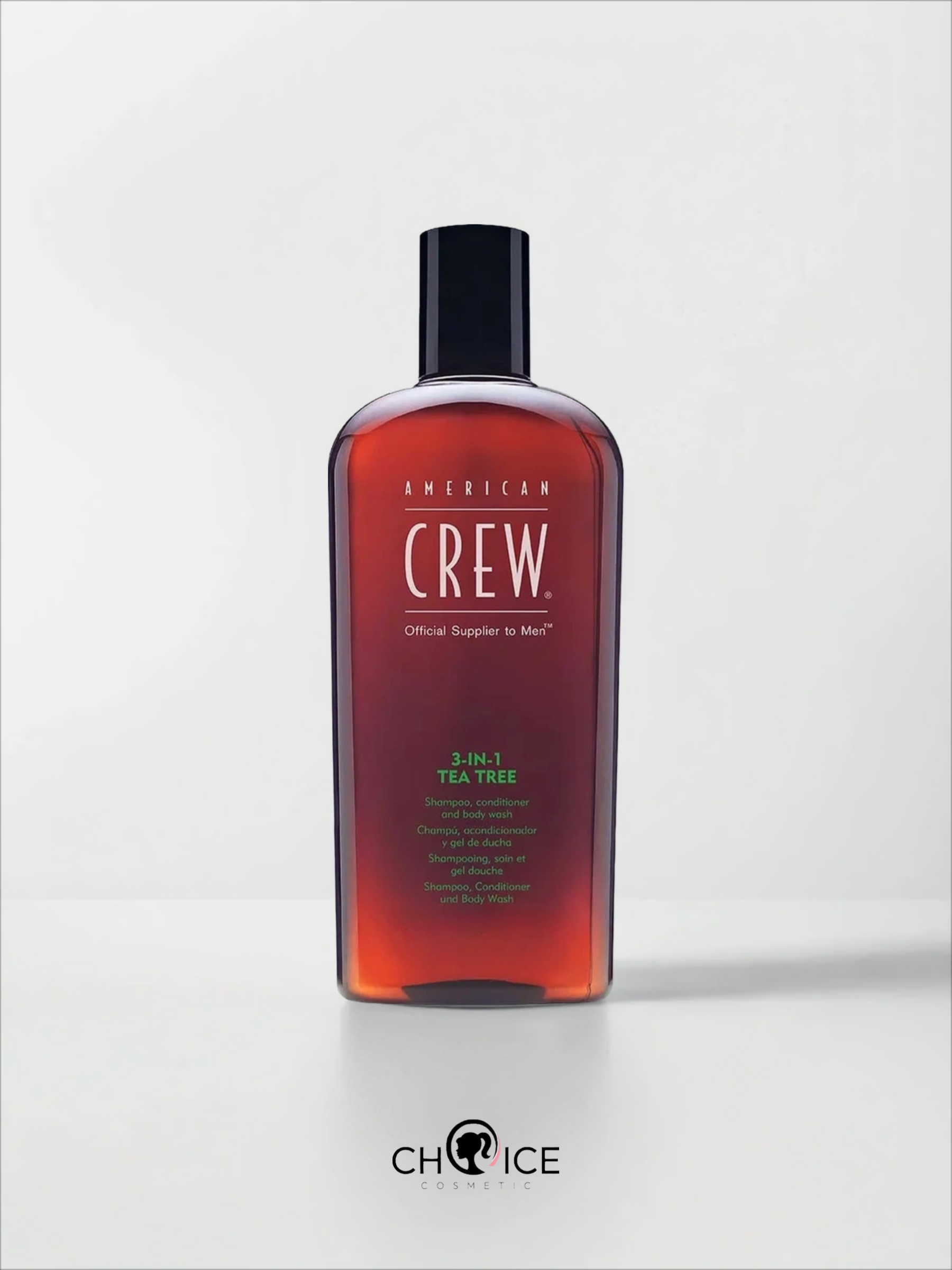 American Crew 3 IN 1 Tea Tree Шампунь для ежедневного ухода, 250 мл