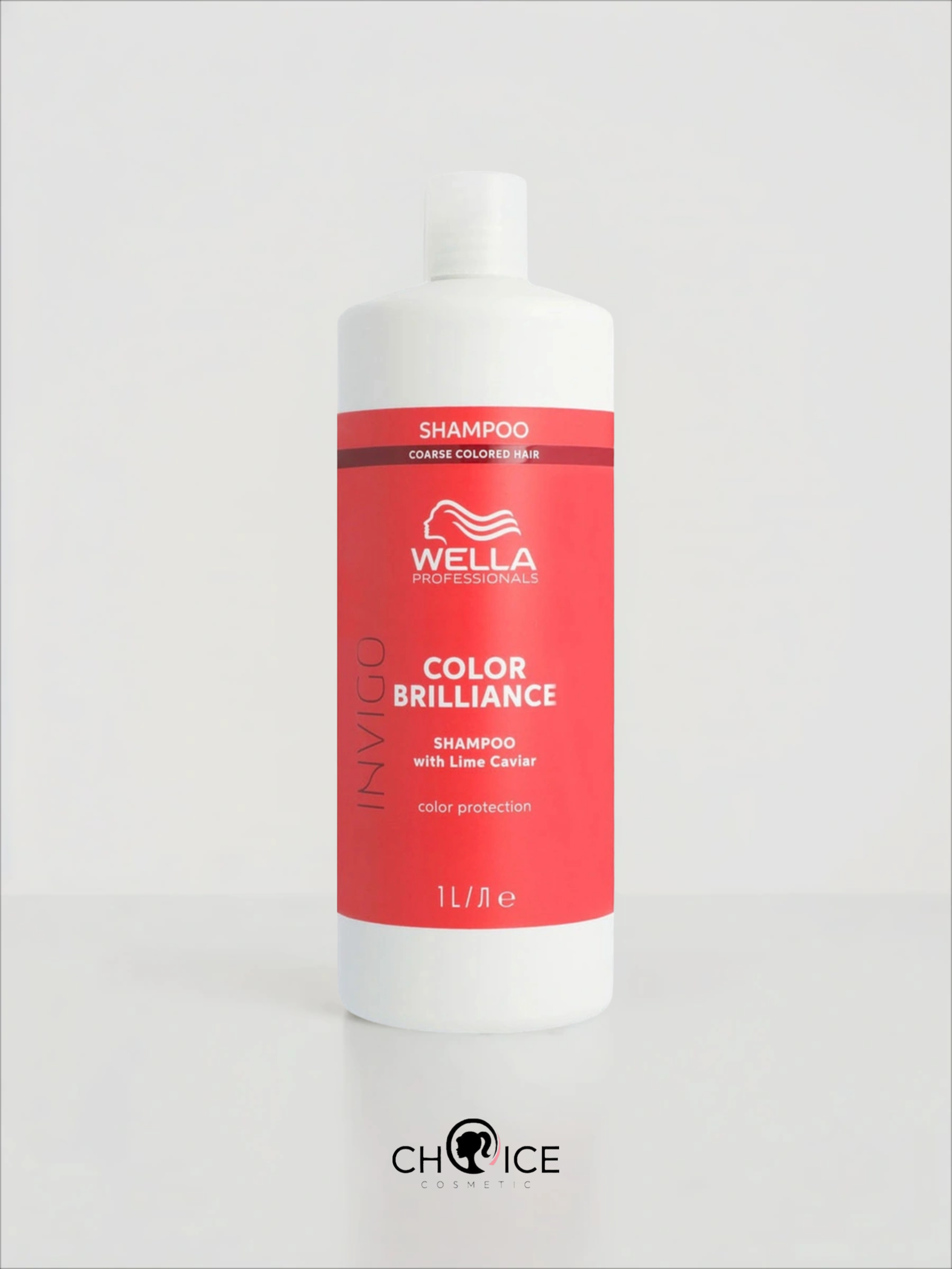 Wella Invigo Color Brilliance Шампунь для защиты цвета окрашенных жестких волос 1000 мл