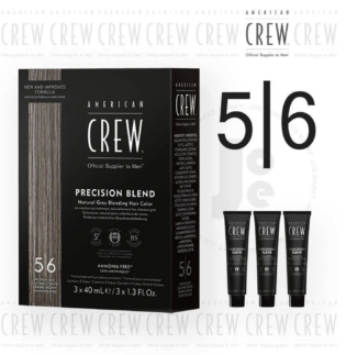5/6 American Crew Precision Blend Краска для седых волос Пепельный 3х40 мл