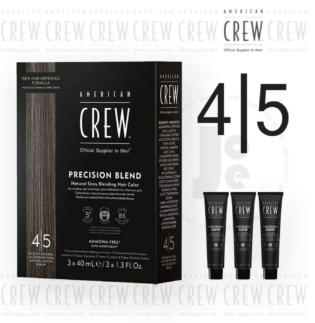 4/5 American Crew Precision Blend Краска для седых волос Средний натуральный 3х40 мл