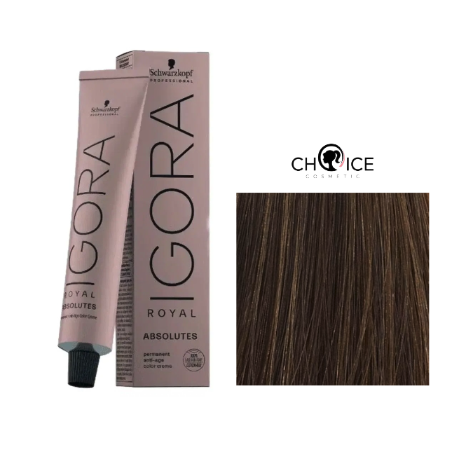 6-50 Краска для волос Schwarzkopf Igora Absolute Темно-русый золотистый натуральный