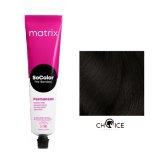 1A Matrix SoColor Beauty Стойкая крем-краска Иссиня-черный пепельный