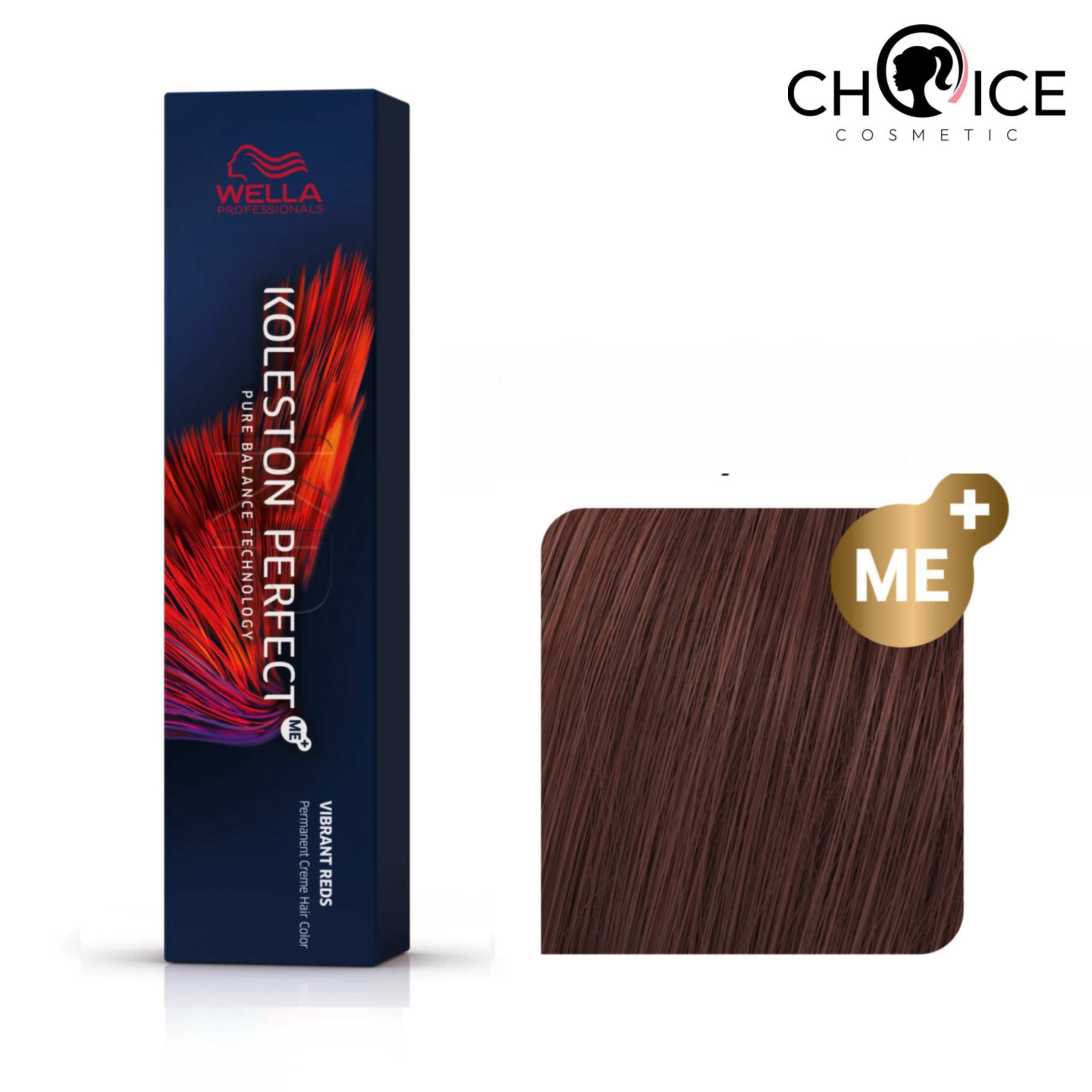 Wella Professionals Koleston Perfect me+ 5/41 - Светло-коричневый красный пепельный