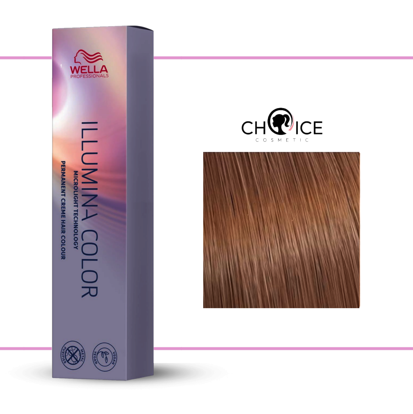 Wella Professionals Illumina Color 7/42 - Средний блондин красный