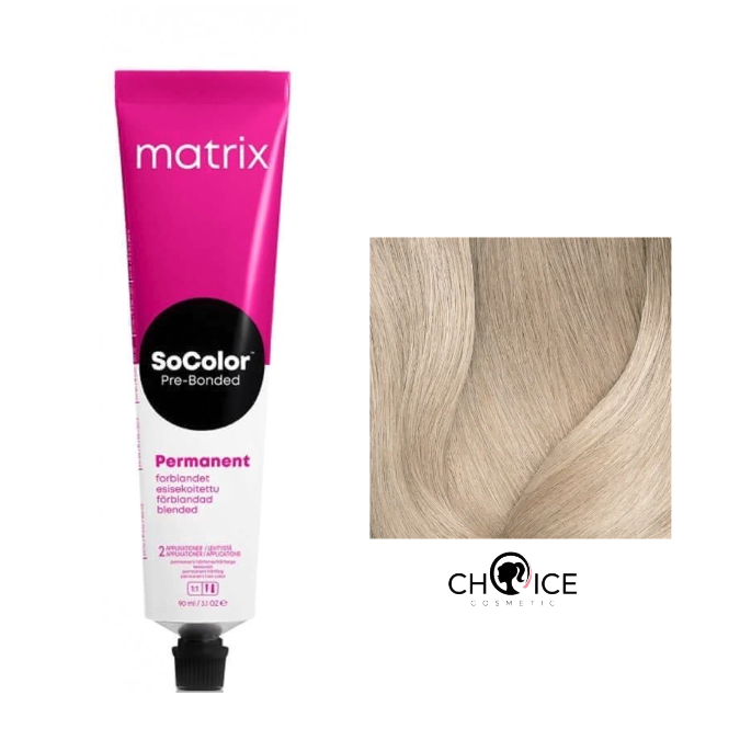 11A Matrix SoColor Beauty Стойкая крем-краска Ультра светлый блондин пепельный