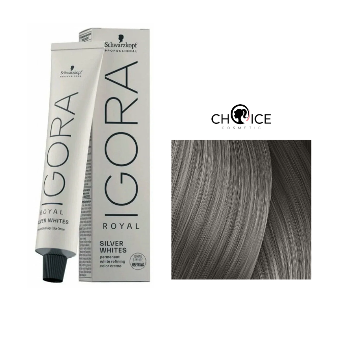 Краска для волос Schw. Igora Royal SilverWhite Grey Lilac Сирень