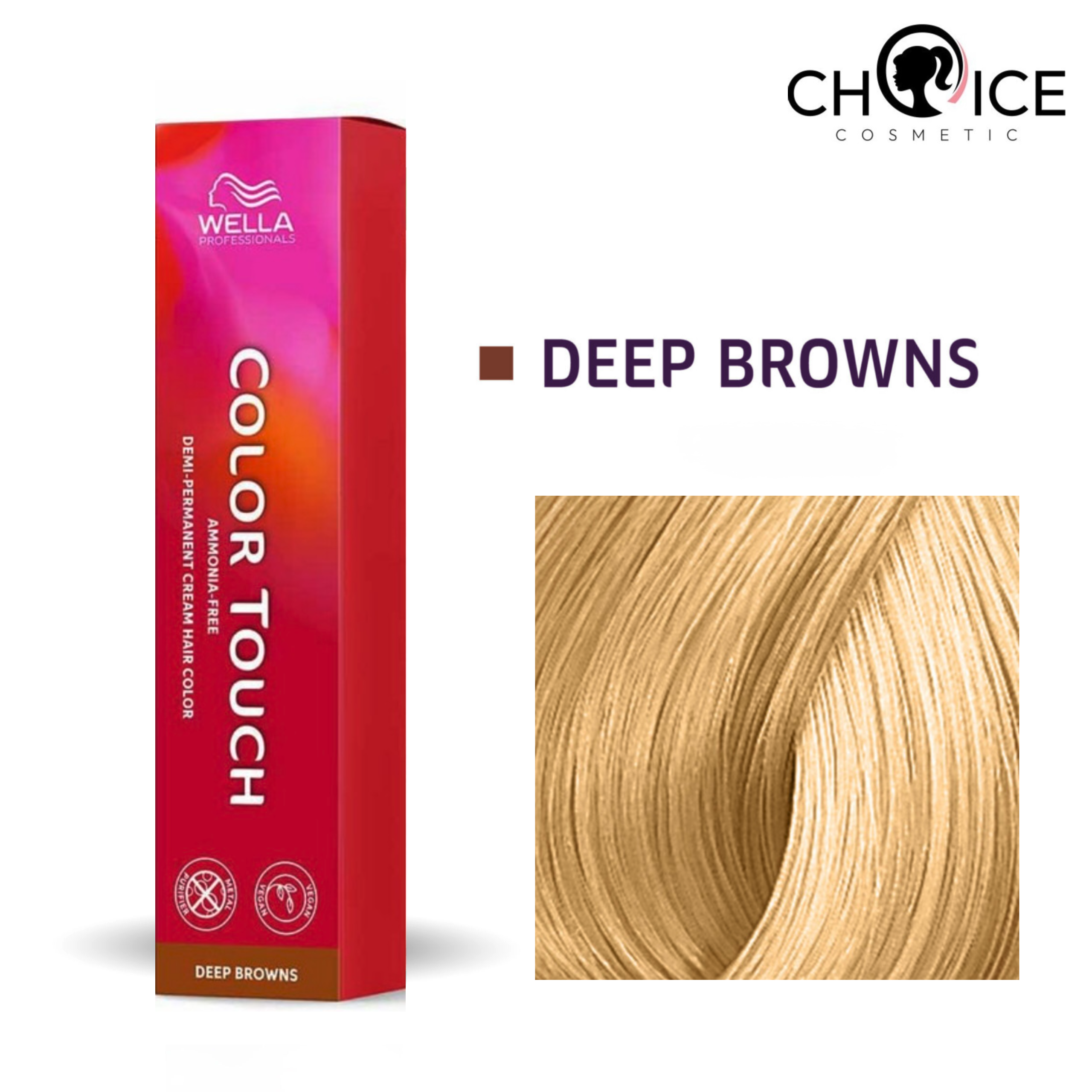 Wella Professionals Color Touch 9/73 - Очень светлый блонд коричнево-золотистый
