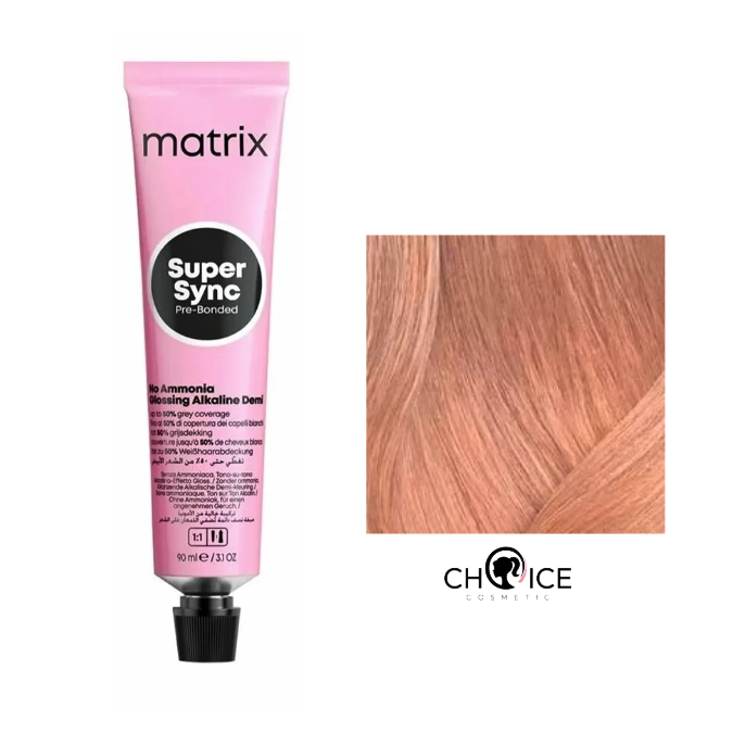 9GV Matrix Super Sync Pre-Bonded Краска для волос Очень светлый блондин золотистый перламутровый