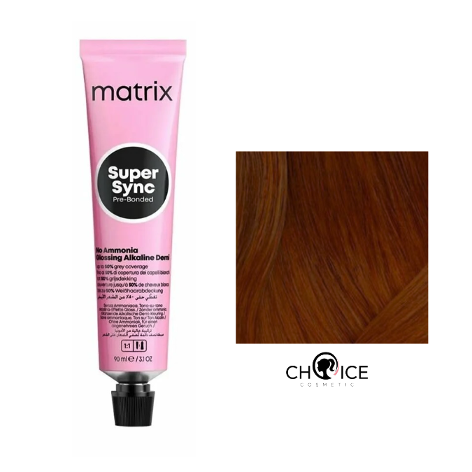 6RC+ Matrix SoColor Beauty Стойкая крем-краска Темный блондин красно-медный